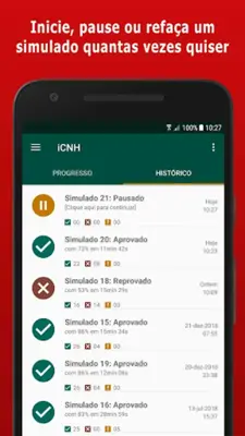 Simulado Detran BA - 2023 android App screenshot 0